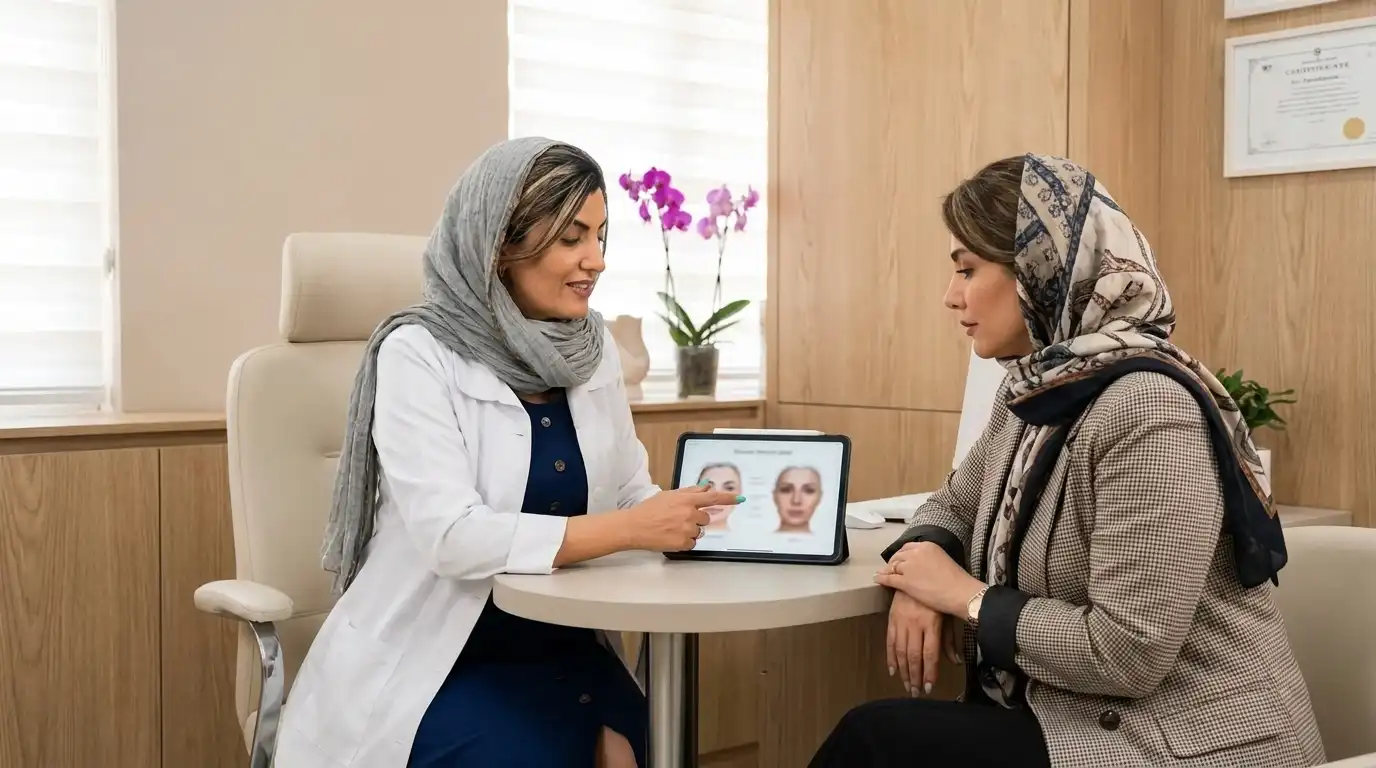 توضیح مراقبت‌های بعد از خدمات زیبایی در کلینیک اصفهان