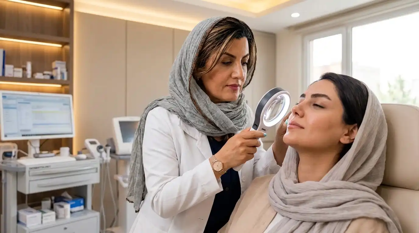 تشخیص مشکلات پوست و مو در کلینیک زیبایی اصفهان